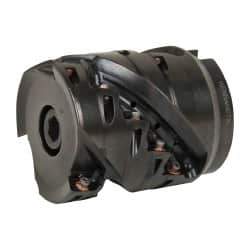 Kennametal - 15 Inserts, 2" Cut Diam, 3/4" Arbor Diam, 1.745" Max Depth of Cut, Indexable Square-Shoulder Face Mill - 0/90° Lead Angle, 2.4" High, EC10.., EP10.. Insert Compatibility, Series Mill 1-10 - Apex Tool & Supply
