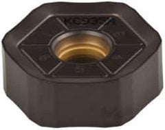 Kennametal - HNPJ535 HD Grade KCPK30 Carbide Milling Insert - TiN/TiCN/Al2O3 Finish, 0.215" Thick, 5/8" Inscribed Circle, 1.2mm Corner Radius - Apex Tool & Supply