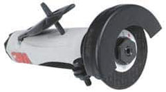 3M - 3" Wheel Diam, 25,000 RPM, Pneumatic Cutoff & Cutoff-Grinder Tool - Straight Handle, 1/4 NPT Inlet - Apex Tool & Supply