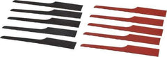 Value Collection - 10 Piece, 4" Long, Steel Reciprocating Saw Blade Set - 24 to 32 Teeth per Inch - Apex Tool & Supply