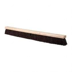 PRO-SOURCE - 36" Heavy Duty Palmyra Push Broom - 4" Bristle Length, Wood Block, Bolt-On Handle Connection, Handle Sold Separately - Apex Tool & Supply