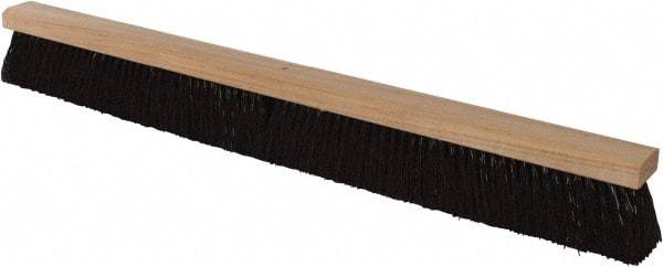 PRO-SOURCE - 36" Heavy Duty Polypropylene Push Broom - 3-1/4" Bristle Length, Wood Block, Bolt-On Handle Connection, Handle Sold Separately - Apex Tool & Supply