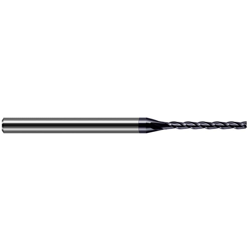 Harvey Tool - 1/16", 5/8" LOC, 1/8" Shank Diam, 2-1/2" OAL, 3 Flute Solid Carbide Square End Mill - Exact Industrial Supply