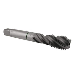 Guhring - 5/8-11 UNC 4 Flute 2B Modified Bottoming Spiral Flute Tap - Cobalt, Bright Finish, 3-13/16" OAL, Right Hand Flute, Right Hand Thread, Series 3919 - Apex Tool & Supply