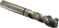 Guhring - 5/8-18 UNF 3 Flute 2B Modified Bottoming Spiral Flute Tap - Cobalt, Bright Finish, 3.811" OAL, Right Hand Flute, Right Hand Thread, Series 3932 - Apex Tool & Supply
