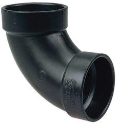 NIBCO - 4", ABS Drain, Waste & Vent Pipe 90 Elbow - Hub x Hub - Apex Tool & Supply