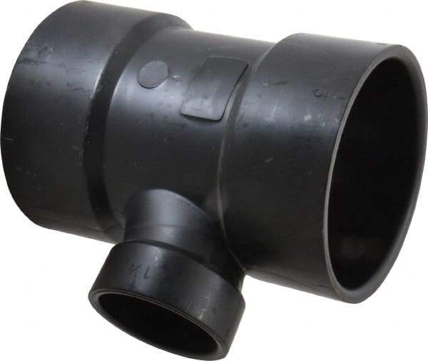 NIBCO - 3 x 3 x 1-1/2", ABS Drain, Waste & Vent Pipe Sanitary Tee - Hub x Hub x Hub - Apex Tool & Supply