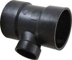 NIBCO - 3 x 3 x 1-1/2", ABS Drain, Waste & Vent Pipe Sanitary Tee - Hub x Hub x Hub - Apex Tool & Supply