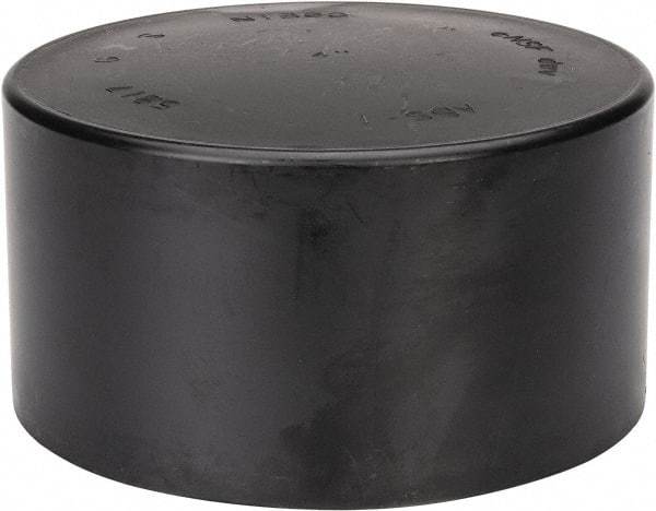 NIBCO - 4", ABS Drain, Waste & Vent Pipe End Cap - Hub - Apex Tool & Supply