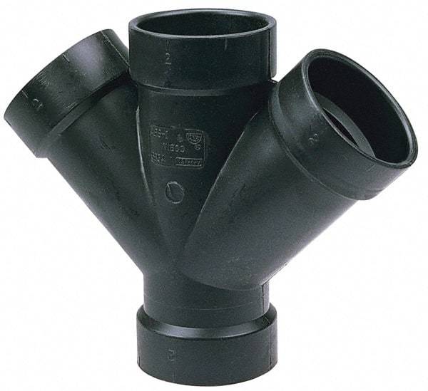 NIBCO - 2 x 1-1/2 x 1-1/2", ABS Drain, Waste & Vent Pipe - All Hub - Apex Tool & Supply
