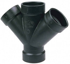 NIBCO - 2 x 1-1/2 x 1-1/2", ABS Drain, Waste & Vent Pipe - All Hub - Apex Tool & Supply