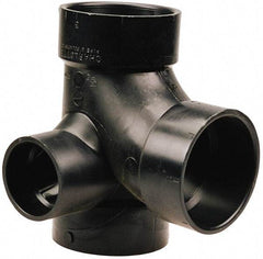 NIBCO - 3 x 3 x 3 x 2", ABS Drain, Waste & Vent Pipe - All Hub - Apex Tool & Supply