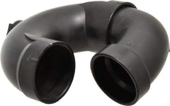 NIBCO - 2", ABS Drain, Waste & Vent Pipe P Trap - Hub x Hub x CO with Plug - Apex Tool & Supply