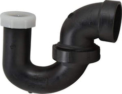 NIBCO - 1-1/2 x 1-1/4", ABS Drain, Waste & Vent Pipe P Trap with Union - Hub x SJ - Apex Tool & Supply