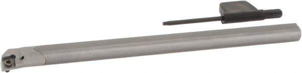 Seco - 1/2" Min Bore Diam, 6" OAL, 3/8" Shank Diam, SCLC Indexable Boring Bar - CC.. 21.51 Insert, Screw Holding Method - Apex Tool & Supply
