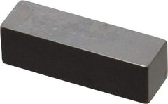 Mitutoyo - 0.35" Rectangular Steel Gage Block - Accuracy Grade 0, Includes Certificate of Inspection - Apex Tool & Supply