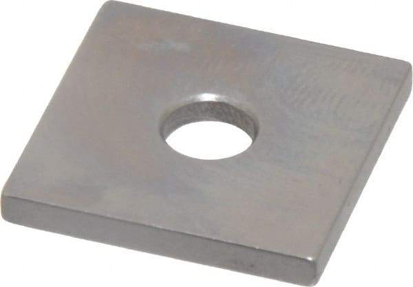 Mitutoyo - 0.11" Square Steel Gage Block - Accuracy Grade 0, Includes Certificate of Inspection - Apex Tool & Supply