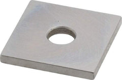 Mitutoyo - 0.1" Square Steel Gage Block - Accuracy Grade 0, Includes Certificate of Inspection - Apex Tool & Supply