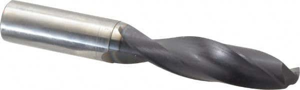 Accupro - 35/64" 140° Solid Carbide Jobber Drill - Apex Tool & Supply