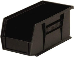 Akro-Mils - 30 Lb. Load Capacity, 10-7/8" Deep, Black Polymer Hopper Stacking Bin - 5" High x 5-1/2" Wide x 10-7/8" Long - Apex Tool & Supply
