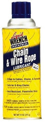 Liquid Wrench - 11 oz Aerosol General Purpose Chain & Cable Lubricant - Clear Bright Yellow, -20 to 650°F - Apex Tool & Supply