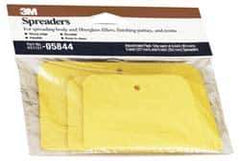3M - Assorted Spreaders for Body Fillers & Finishing Putties - Plastic - Apex Tool & Supply