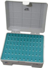 Meyer Gage - 65 Piece, 0.22-1.5 mm Diameter Plug and Pin Gage Set - Plus 0.0001 Inch Tolerance, Class Z - Apex Tool & Supply