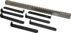 Value Collection - 1" Keyway Width, Style F, Keyway Broach - High Speed Steel, Bright Finish, 1" Broach Body Width, 1" to 6" LOC, 20-1/4" OAL - Apex Tool & Supply