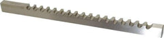 Value Collection - 14mm Keyway Width, Style D-1, Keyway Broach - High Speed Steel, Bright Finish, 9/16" Broach Body Width, 1" to 6" LOC, 13-7/8" OAL - Apex Tool & Supply
