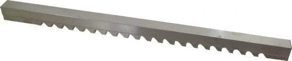 Value Collection - 16mm Keyway Width, Style E-1, Keyway Broach - High Speed Steel, Bright Finish, 3/4" Broach Body Width, 1" to 6" LOC, 15-1/2" OAL - Apex Tool & Supply