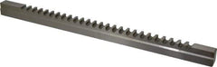 Value Collection - 20mm Keyway Width, Style F-1, Keyway Broach - High Speed Steel, Bright Finish, 1" Broach Body Width, 1" to 6" LOC, 20-1/4" OAL - Apex Tool & Supply