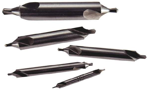Keo - 5 Piece, #11 to 15, Bell Edge, High Speed Steel Combo Drill & Countersink Set - 60° Incl Angle - Apex Tool & Supply