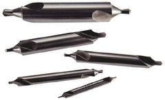 Keo - 5 Piece, #11 to 15, Bell Edge, High Speed Steel Combo Drill & Countersink Set - 60° Incl Angle - Apex Tool & Supply