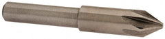 Interstate - 5/16" Head Diam, 1/4" Shank Diam, 6 Flute 60° Cobalt Countersink - Apex Tool & Supply