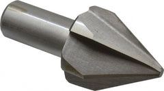 Interstate - 2" Head Diam, 1" Shank Diam, 6 Flute 60° Cobalt Countersink - Apex Tool & Supply