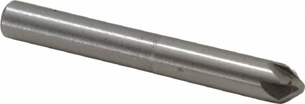 Interstate - 3/16" Head Diam, 3/16" Shank Diam, 6 Flute 82° Cobalt Countersink - Apex Tool & Supply