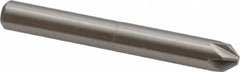 Interstate - 1/4" Head Diam, 1/4" Shank Diam, 6 Flute 82° Cobalt Countersink - Apex Tool & Supply