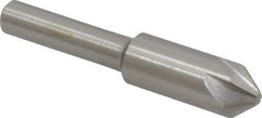 Interstate - 3/8" Head Diam, 1/4" Shank Diam, 6 Flute 82° Cobalt Countersink - Apex Tool & Supply