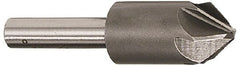 M.A. Ford - 7/8" Head Diam, 1/2" Shank Diam, 6 Flute 90° High Speed Steel Countersink - Apex Tool & Supply