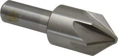 Interstate - 7/8" Head Diam, 1/2" Shank Diam, 6 Flute 82° Cobalt Countersink - Apex Tool & Supply
