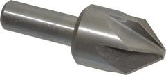 Interstate - 1" Head Diam, 1/2" Shank Diam, 6 Flute 82° Cobalt Countersink - Apex Tool & Supply