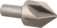 Interstate - 1-1/2" Head Diam, 3/4" Shank Diam, 6 Flute 82° Cobalt Countersink - Apex Tool & Supply