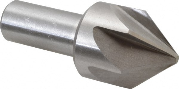 Interstate - 1-3/4" Head Diam, 1" Shank Diam, 6 Flute 82° Cobalt Countersink - Apex Tool & Supply