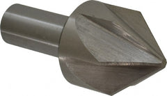 Interstate - 2" Head Diam, 1" Shank Diam, 6 Flute 82° Cobalt Countersink - Apex Tool & Supply