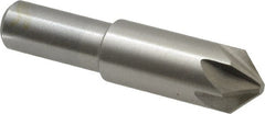 Interstate - 5/8" Head Diam, 1/2" Shank Diam, 6 Flute 90° Cobalt Countersink - Apex Tool & Supply