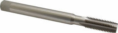 Interstate - 3/4-10 UNC, 4 Flute Plug Hand Pulley Tap - High Speed Steel, Bright Finish, Right Hand Flute, H3 Thread Limit, 8" OAL - Apex Tool & Supply
