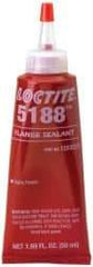 Loctite - 50 mL Tube Red Polyurethane Joint Sealant - -65 to 300°F Operating Temp, 24 hr Full Cure Time, Series 5188 - Apex Tool & Supply