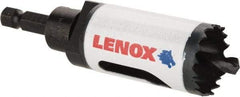 Lenox - 1-1/8" Diam, 1-9/16" Cutting Depth, Hole Saw - Bi-Metal Saw, Toothed Edge - Apex Tool & Supply