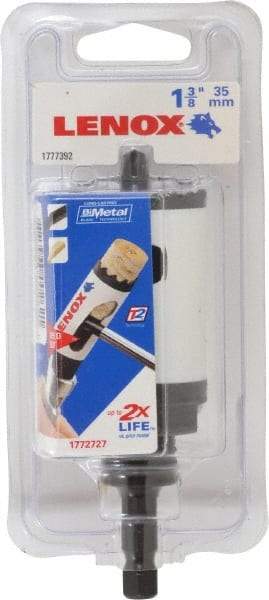 Lenox - 1-3/8" Diam, 1-9/16" Cutting Depth, Hole Saw - Bi-Metal Saw, Toothed Edge - Apex Tool & Supply