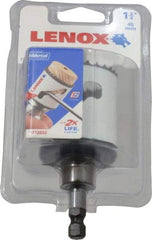 Lenox - 1-3/4" Diam, 1-9/16" Cutting Depth, Hole Saw - Bi-Metal Saw, Toothed Edge - Apex Tool & Supply